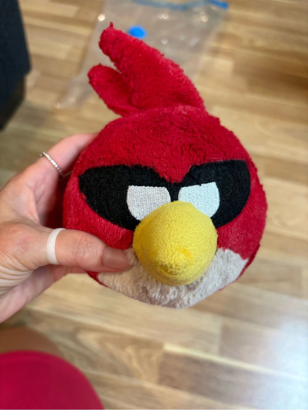 Commonwealth Angry Birds Plush Blue Bird 2010 Stuffed Animal Jake Jay Jim 8 Inch